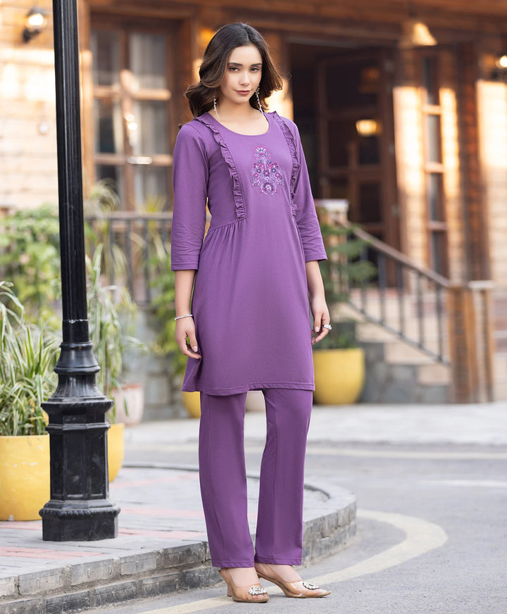 Comfort Fit Maternity Feeding Night Suit