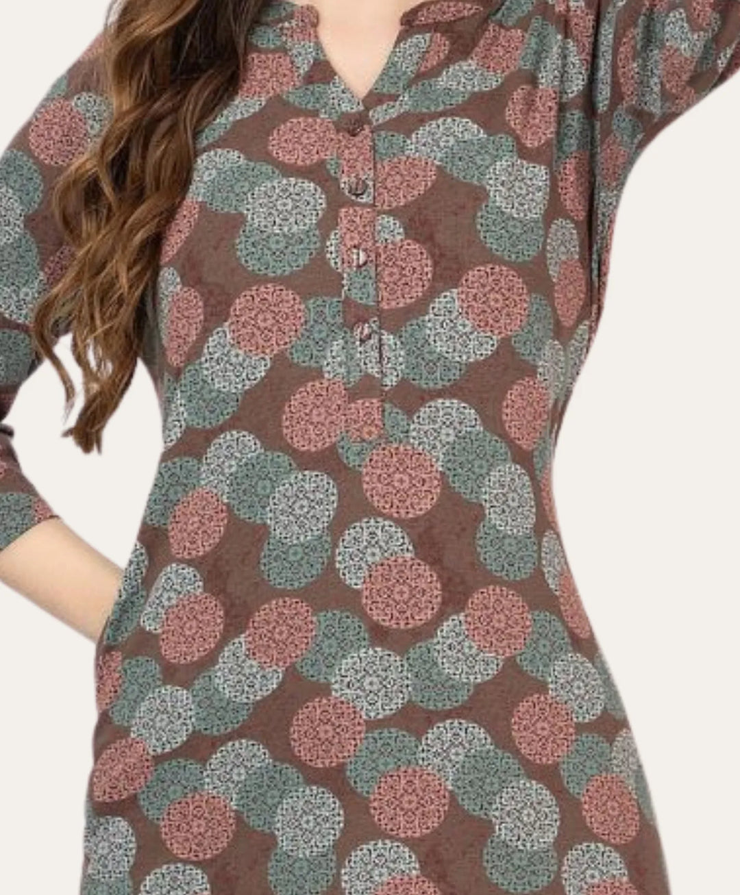 Refined Everyday Elegance Printed Kurti