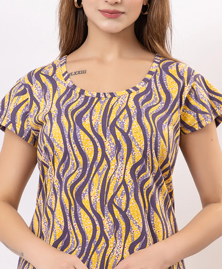 Premium Printed Short Nighty