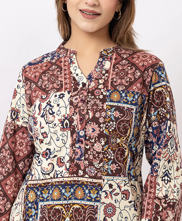 Elegant Floral Afgani Suit