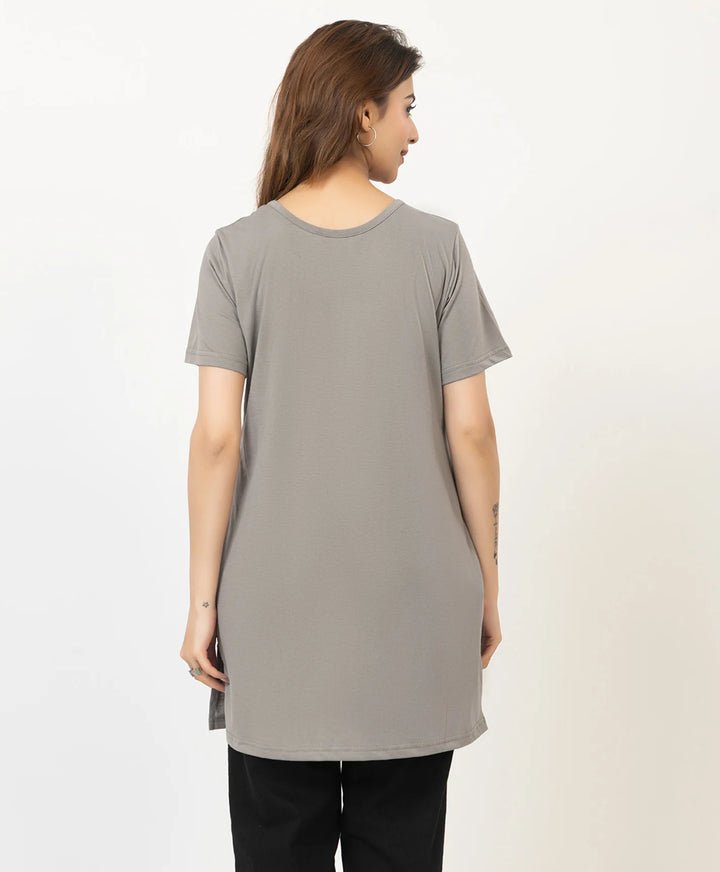 Printed Long Top