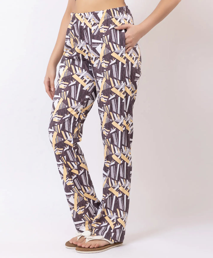Stylish Rotary Print Comfort Lower