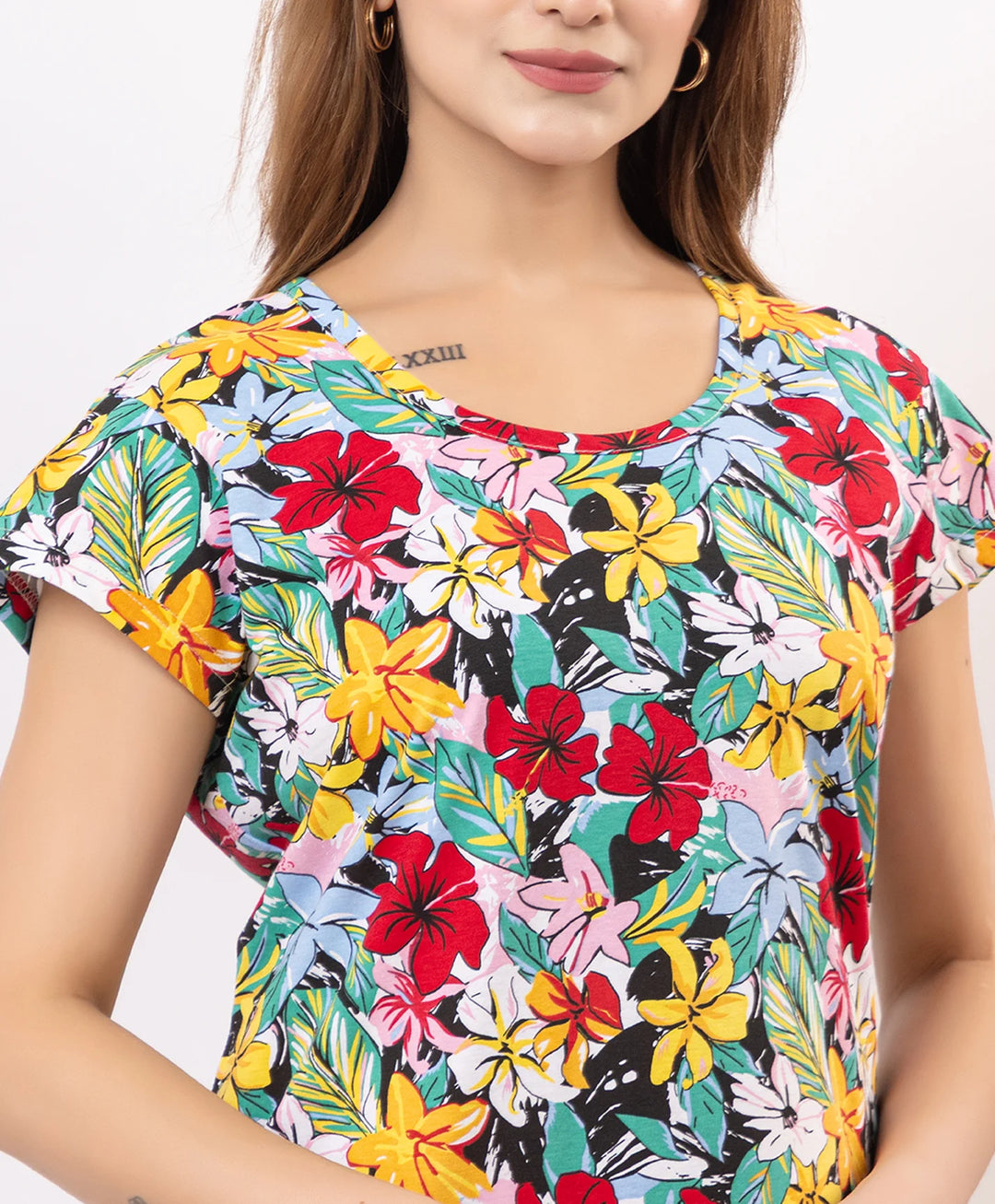 Premium Printed Short Nighty