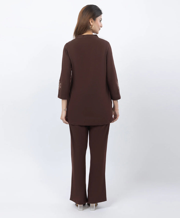 Pure Comfort Embroidered Co-Ord Set
