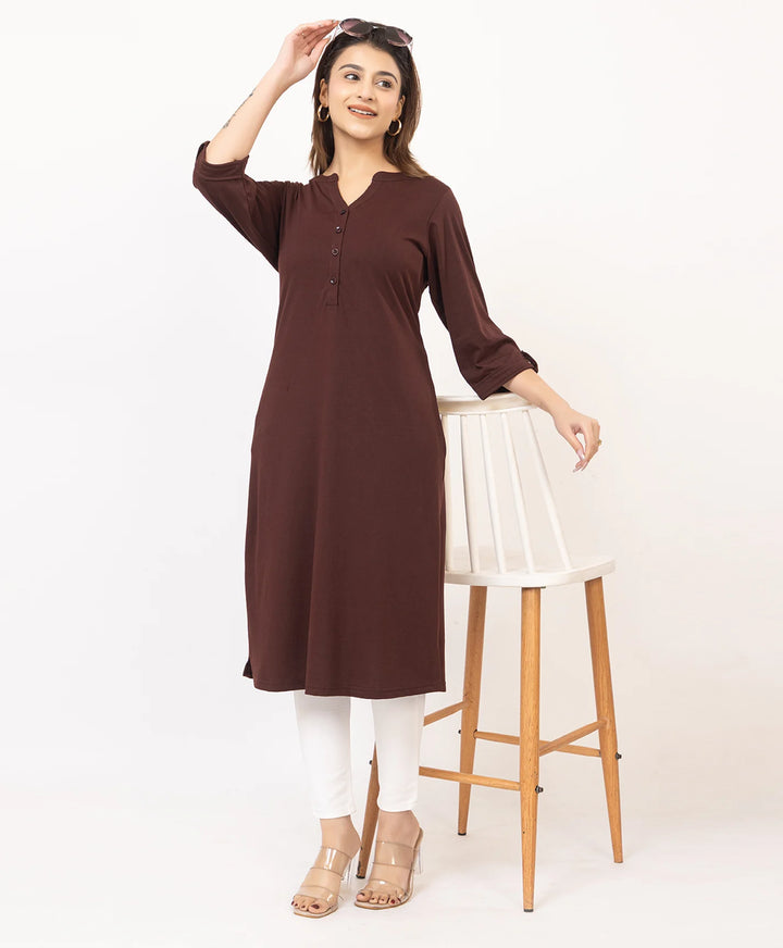Premium Plain Long Kurti