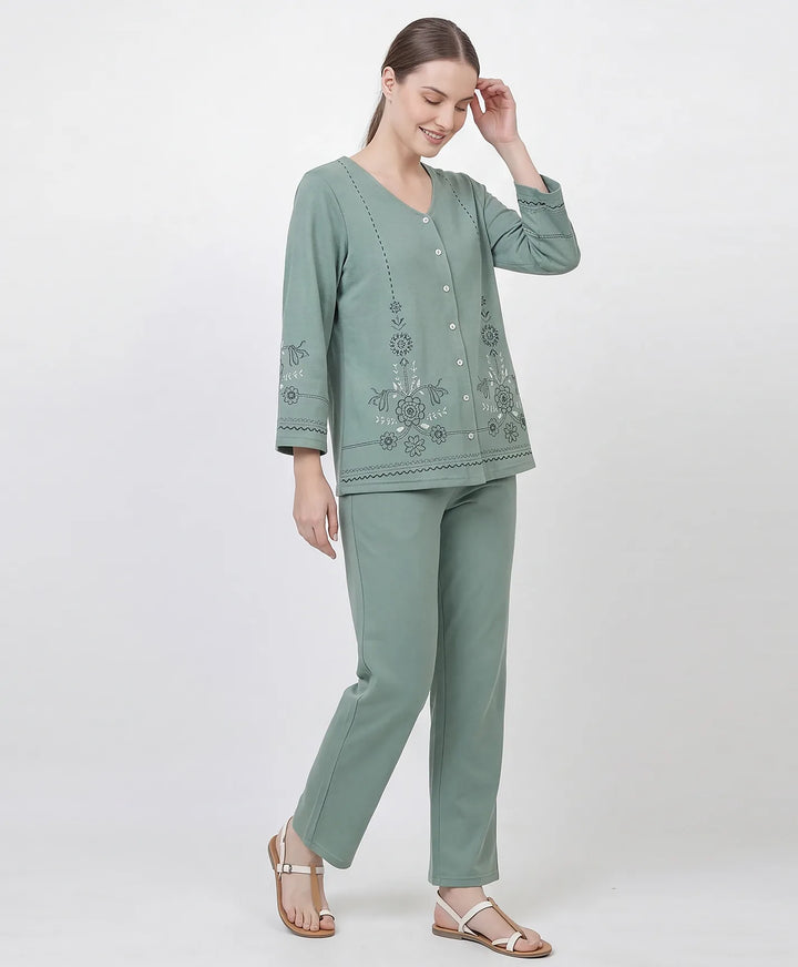 Premium Placement Print Co-Ord Set