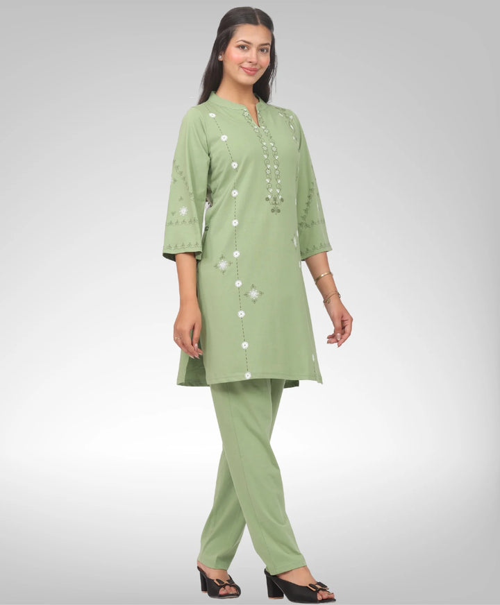 Stylish Printed Kurta Lower Set