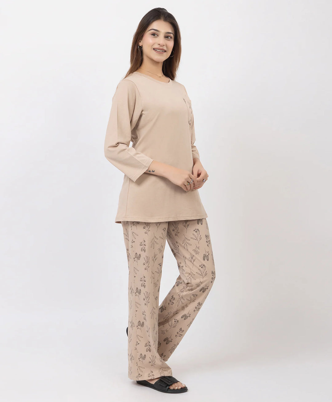 Blossom Charm Premium Night Suit