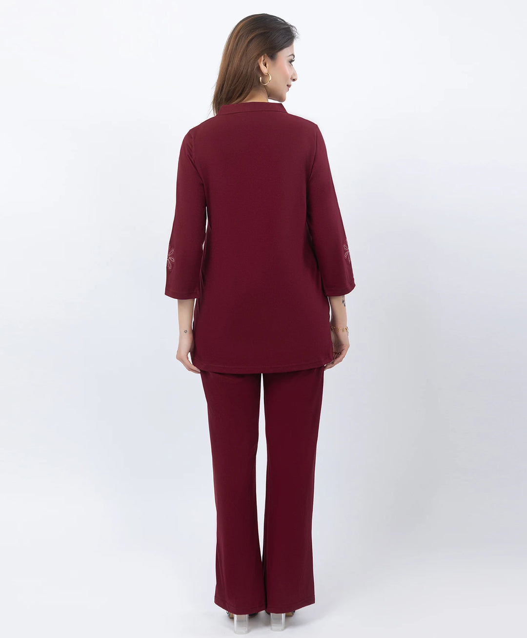 Pure Comfort Embroidered Co-Ord Set