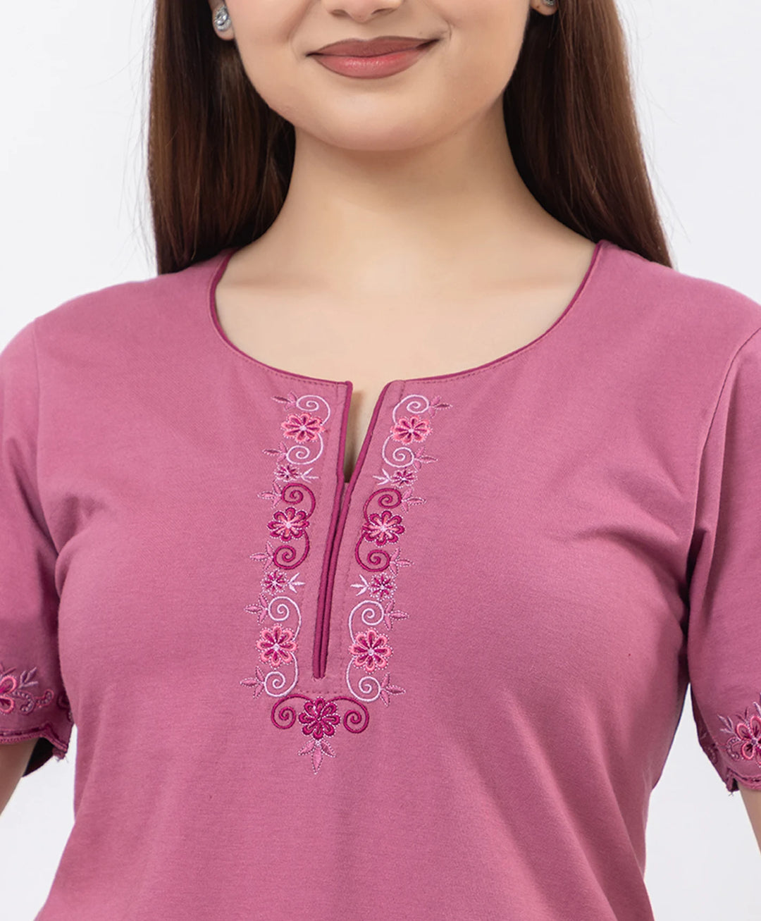 Effortless Embroidered Grace Kurta Lower Set