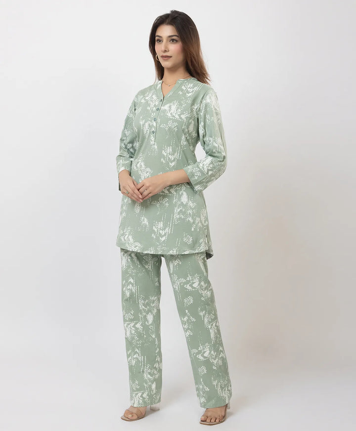 Classic Printed Kurta with Pants
