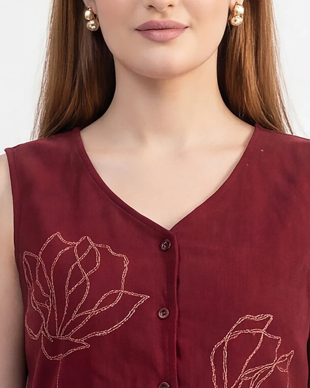Botanical Vest Co-ord Set