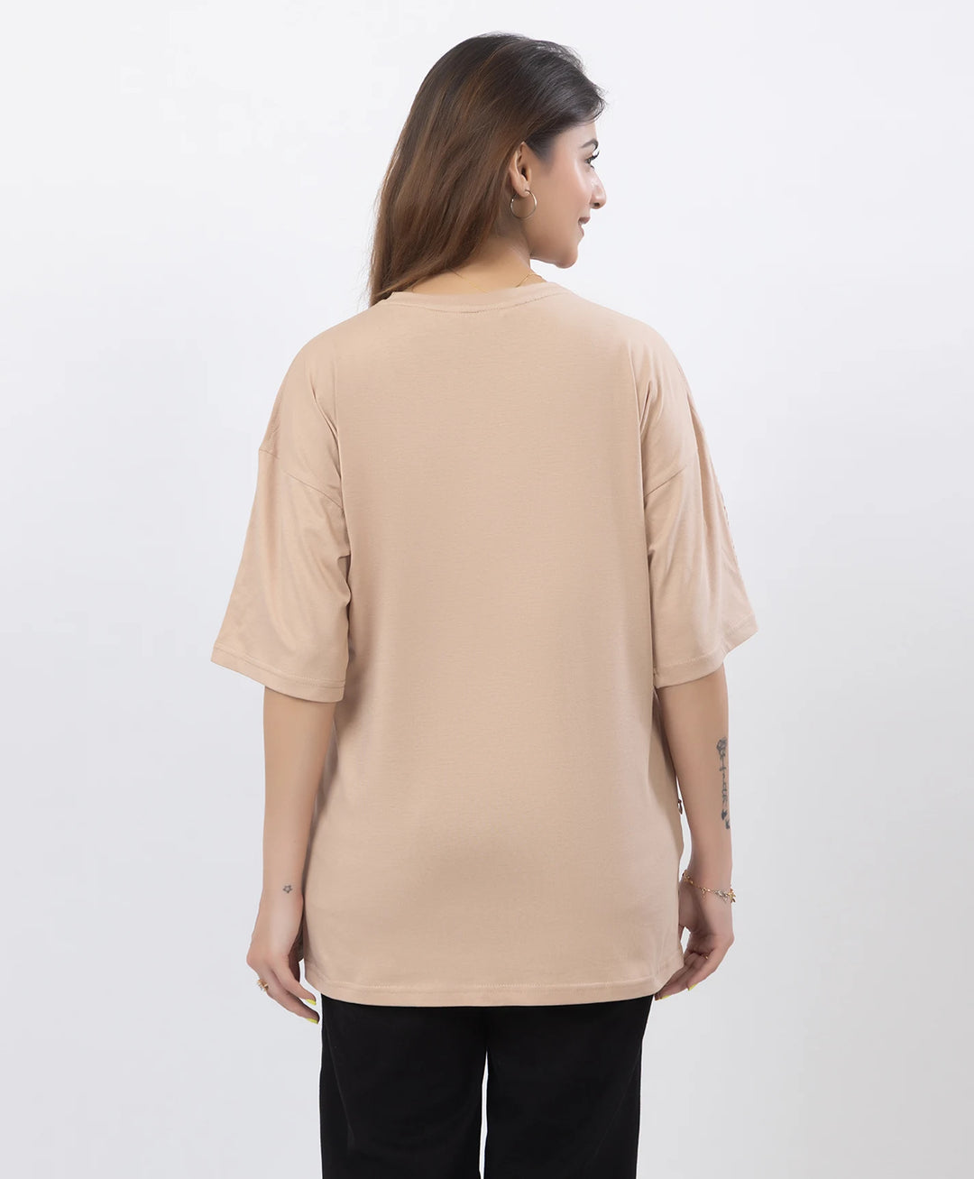 Drop Shoulder Luxury Wear Graphic Top