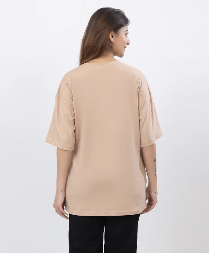 Drop Shoulder Luxury Wear Graphic Top