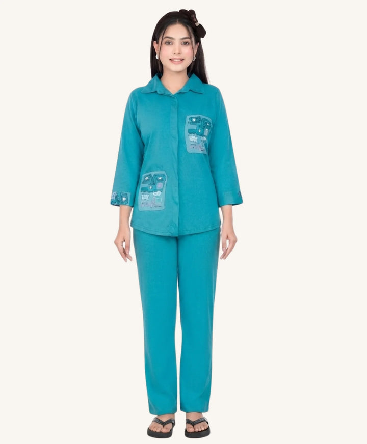 Artistic Patchwork Co-Ord Set