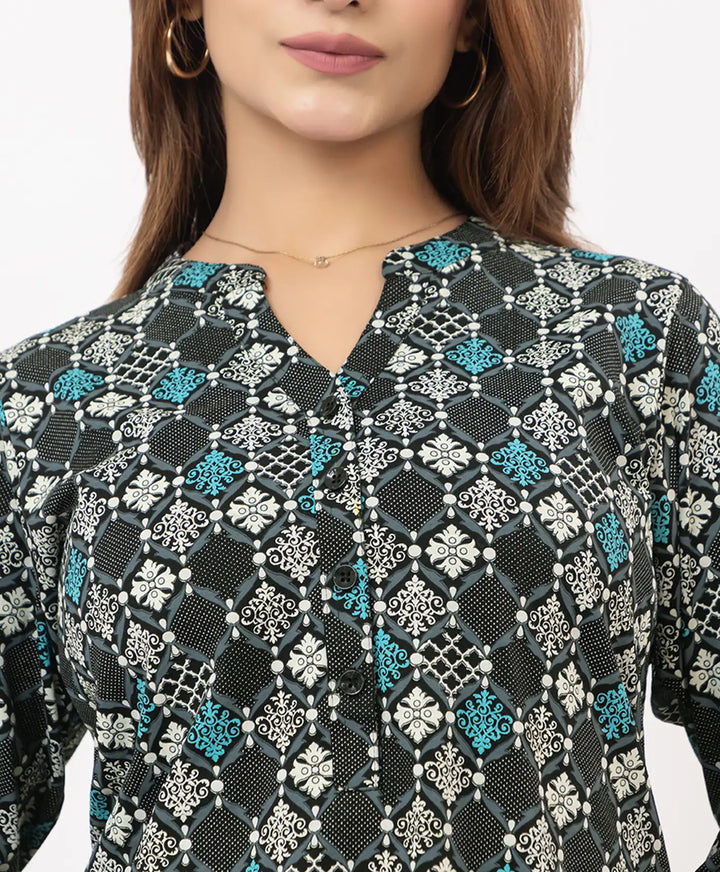 Modern Printed Kurta Set