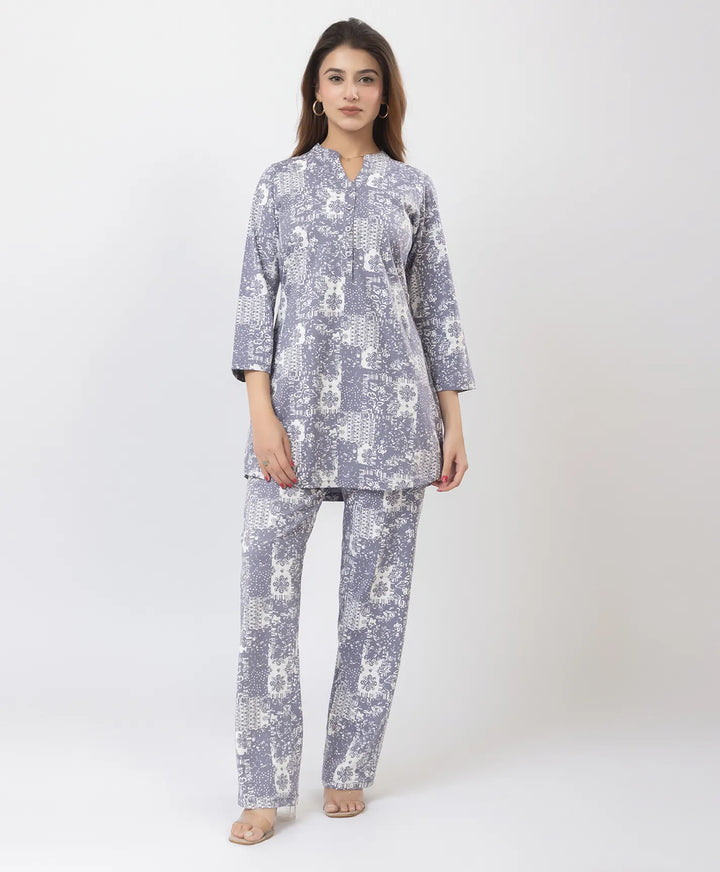 Classic Printed Kurta with Pants