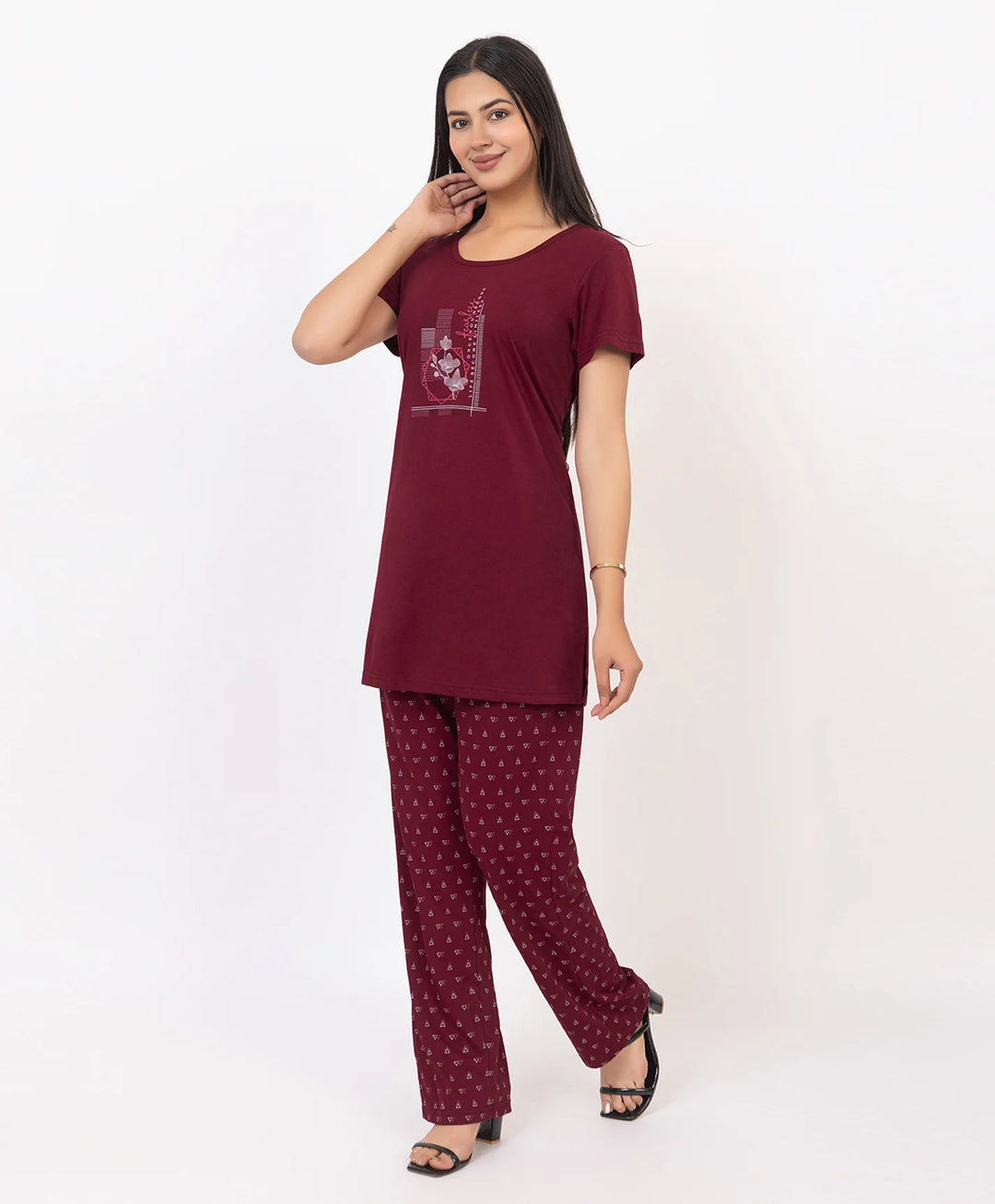 Graphic Print Nightsuit