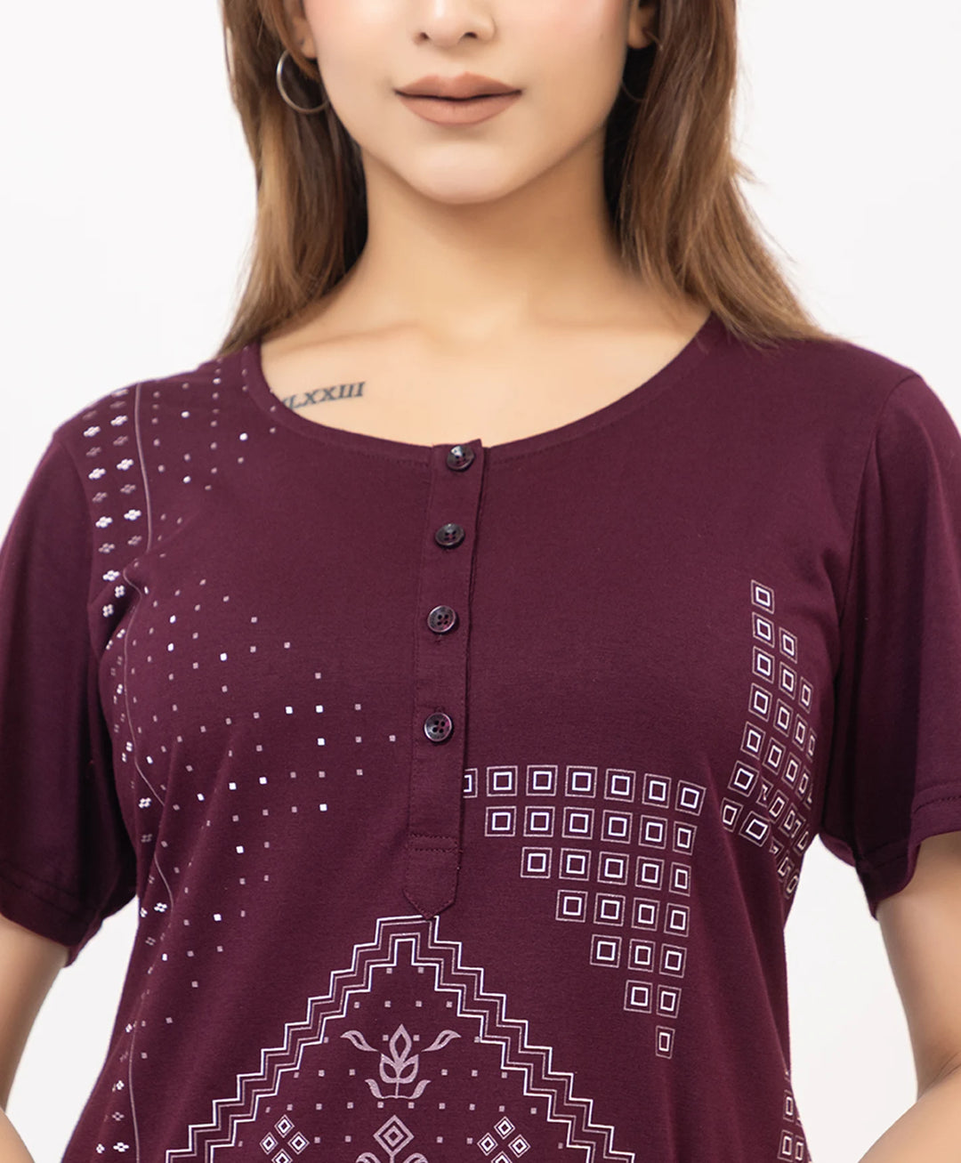 Stylish Printed Kurta Lower Set