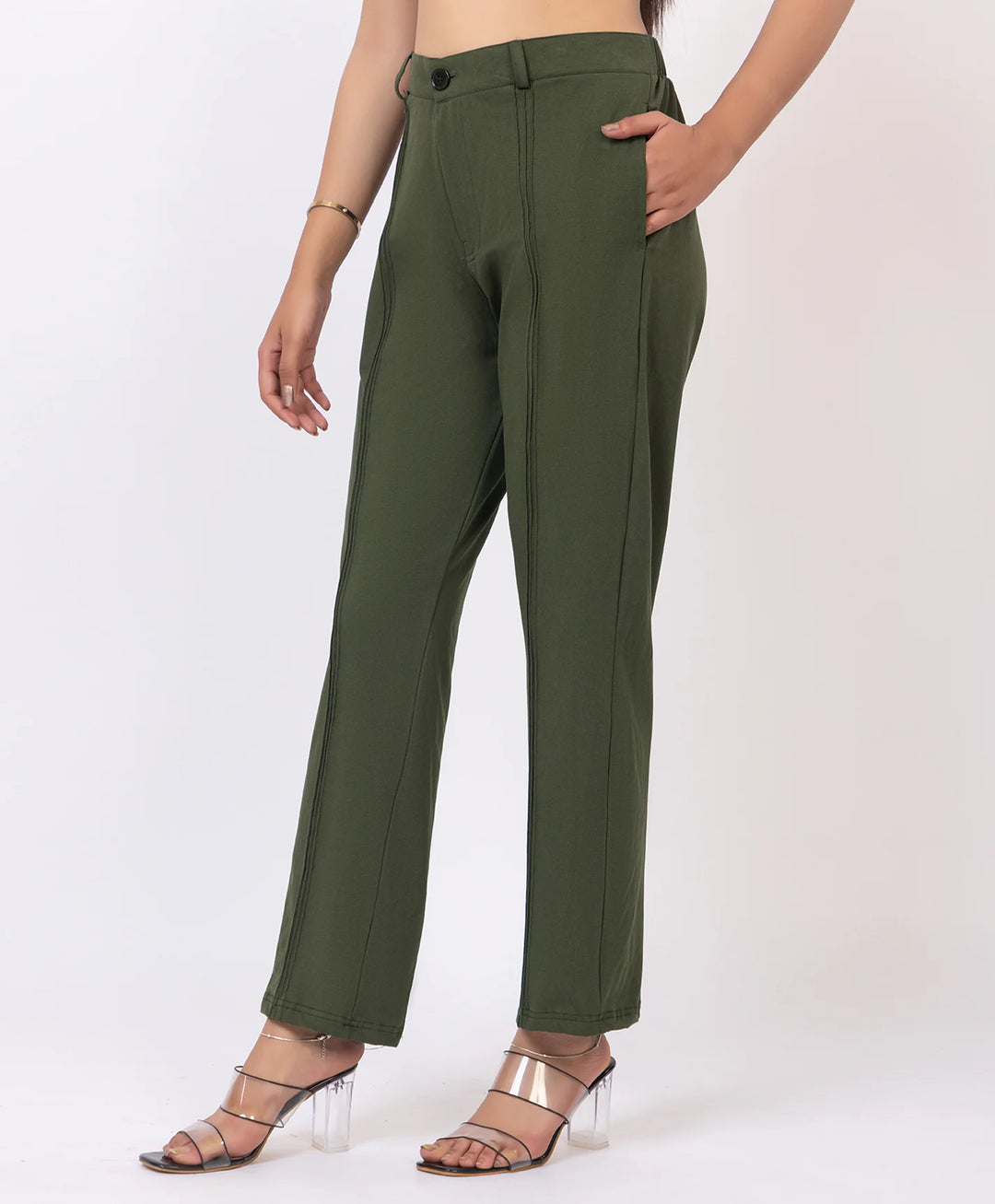 Modern Office Wear Lycra Trousers