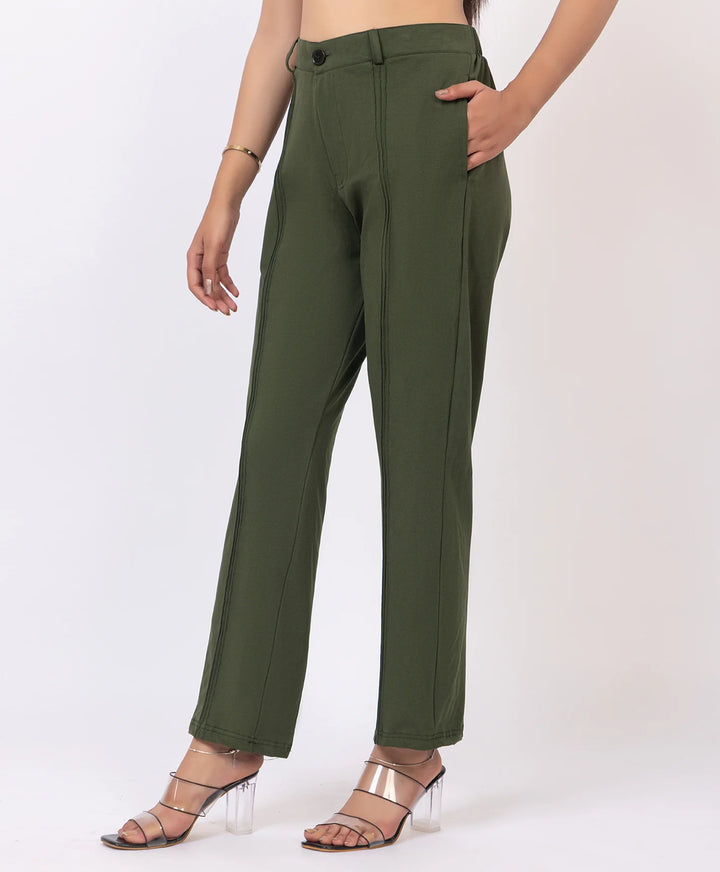 Modern Office Wear Lycra Trousers