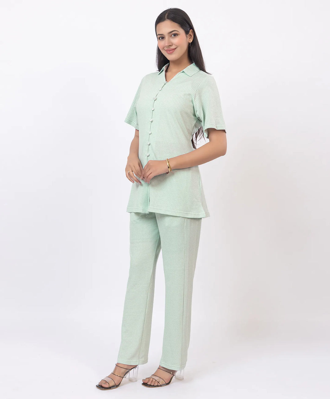 Smart Collared Co-ord Set