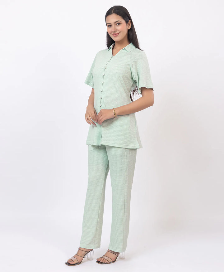 Smart Collared Co-ord Set