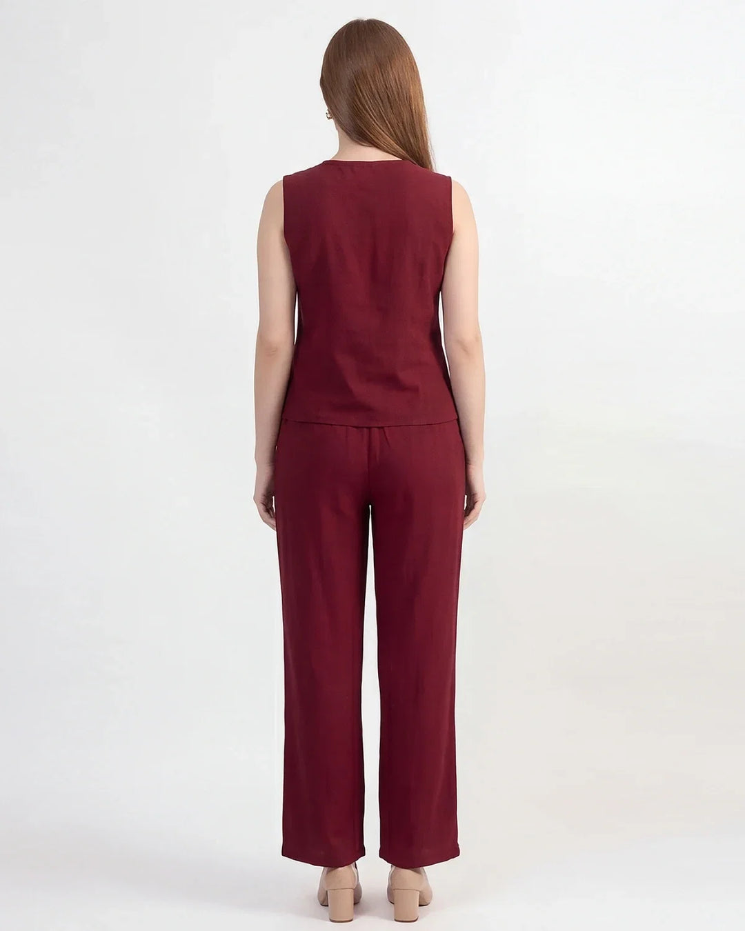 Botanical Vest Co-ord Set