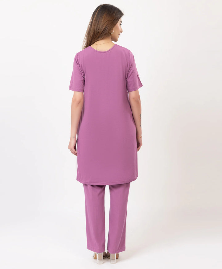 Classic Embroidered Kurta with Pants