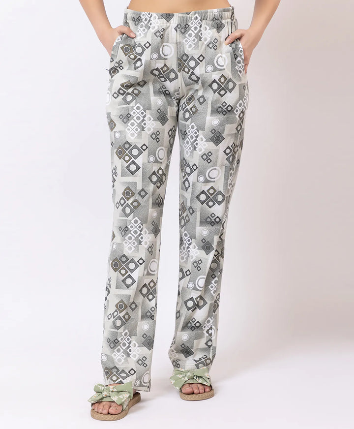 Stylish Rotary Print Comfort Lower