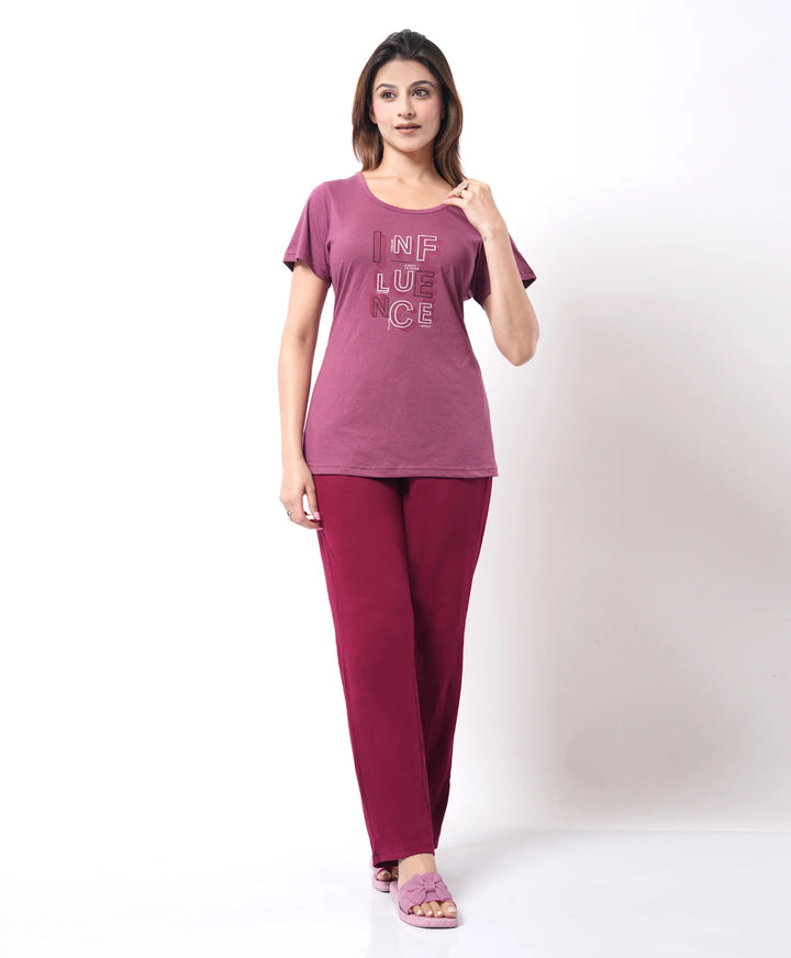 Basic Mid Length Night Suit