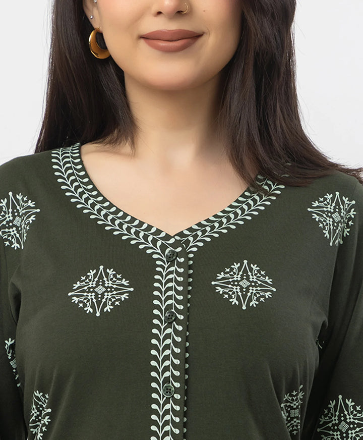Premium Allover Motif Co-Ord Set