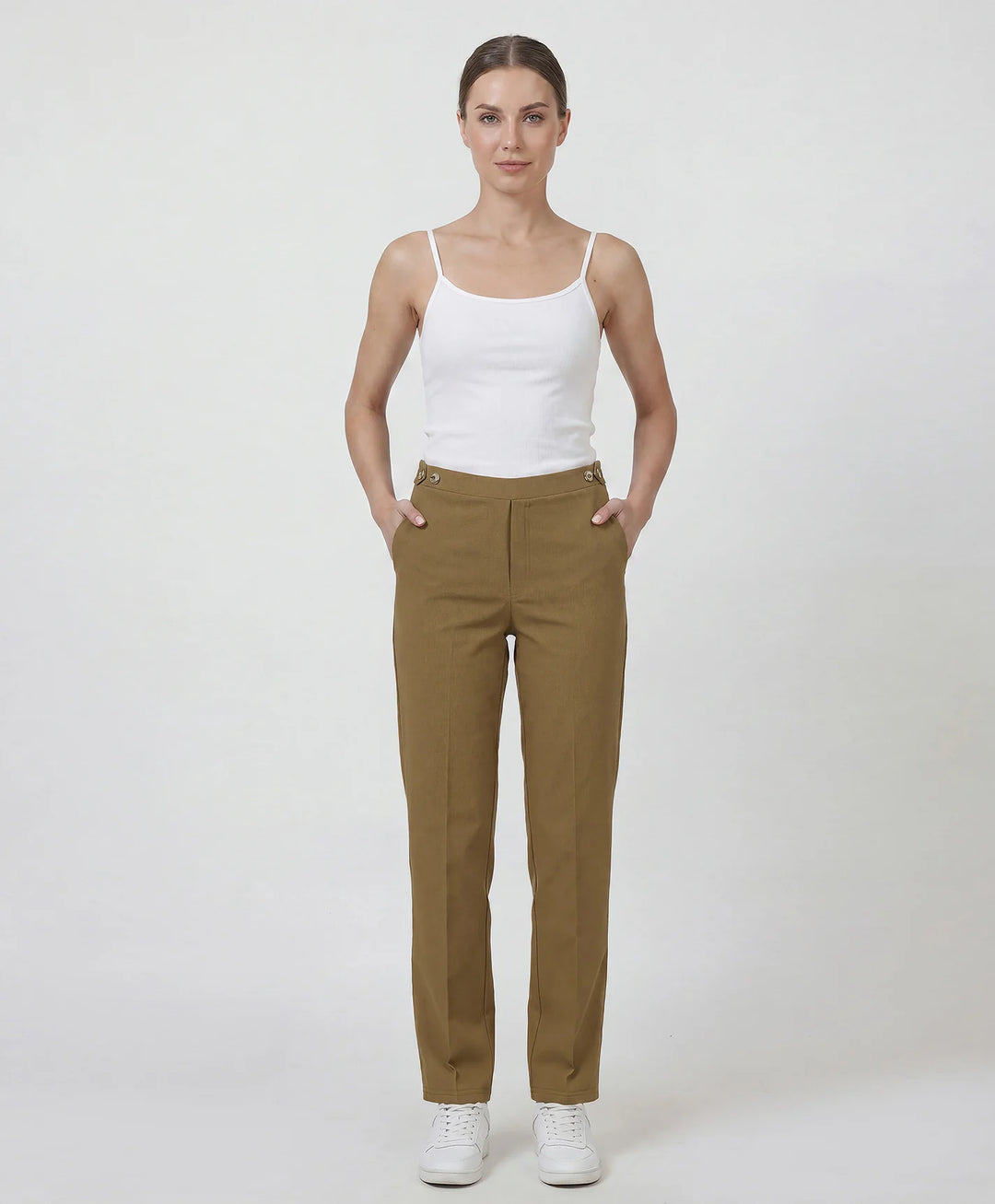 Premium Straight Fit Lycra Trouser