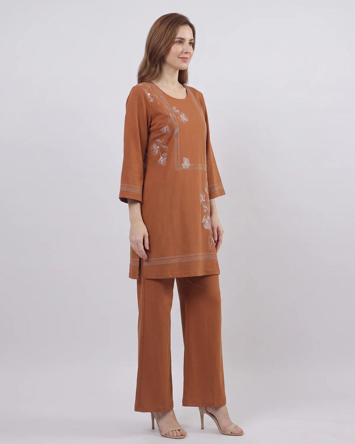 Floral Frame Kurta Set