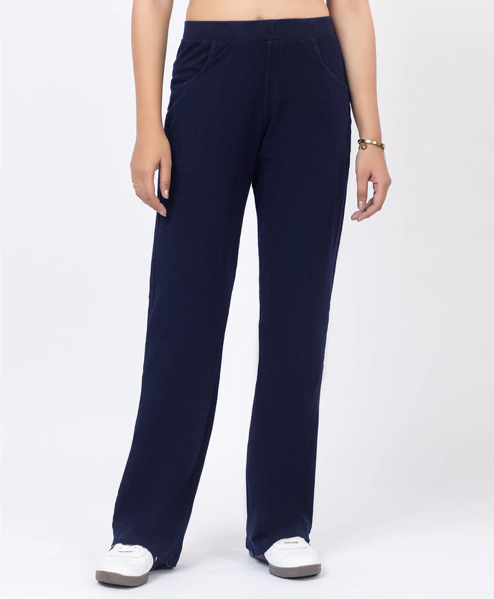 Basic Straight Style Denim Lower