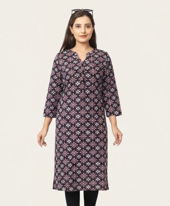 Refined Everyday Elegance Printed Kurti