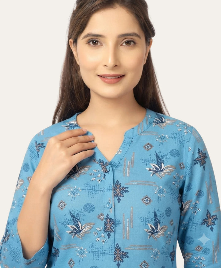 Refined Everyday Elegance Printed Kurti
