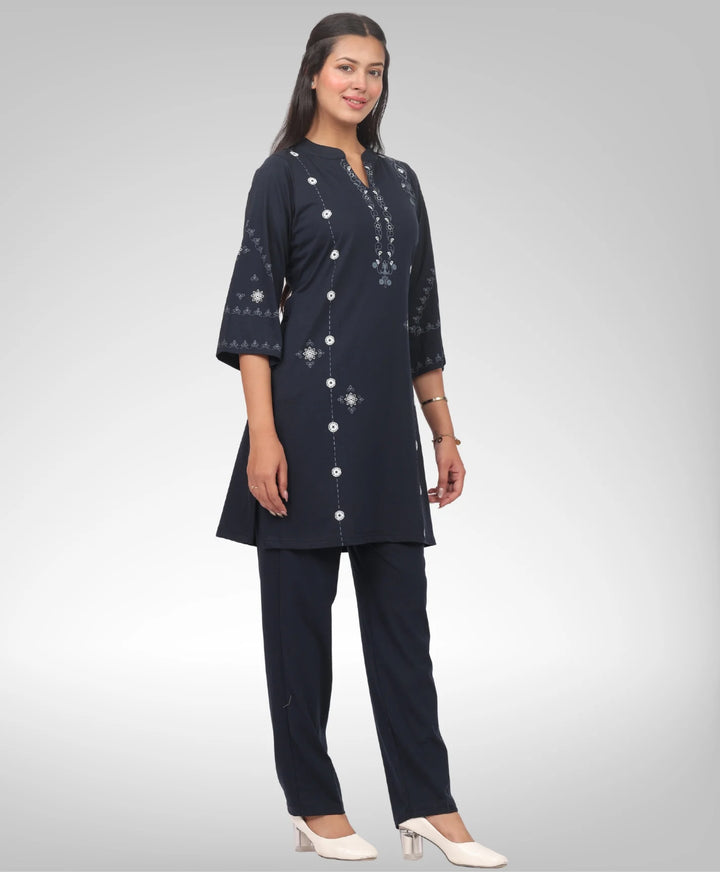 Stylish Printed Kurta Lower Set