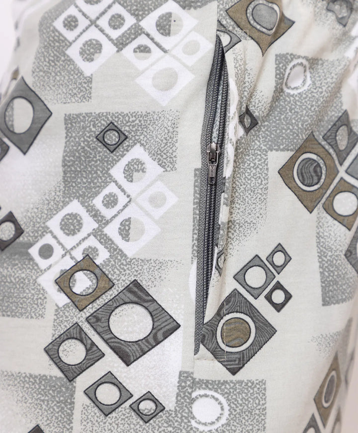 Stylish Rotary Print Comfort Lower