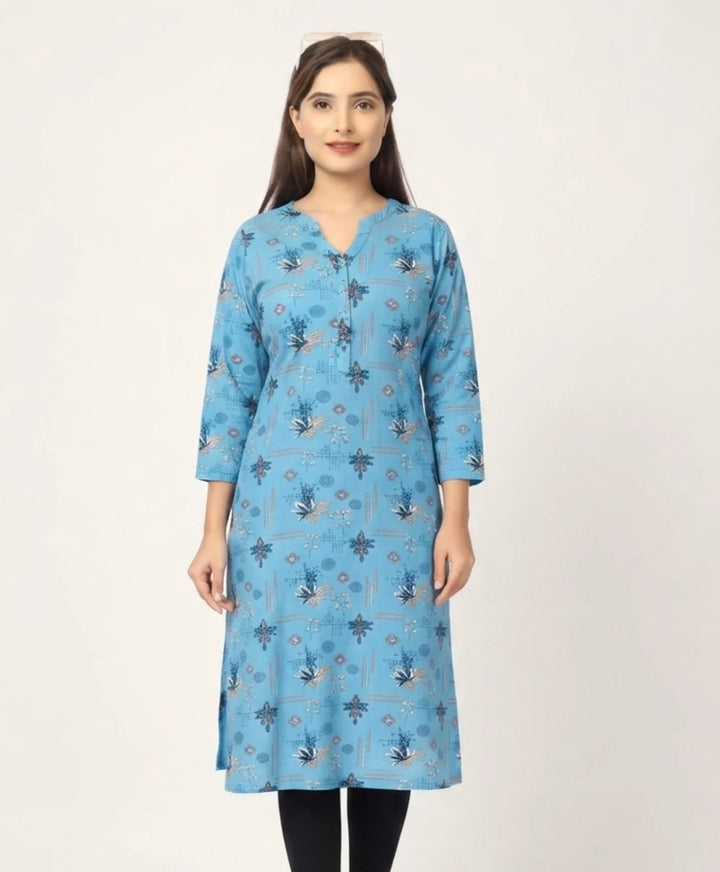 Refined Everyday Elegance Printed Kurti