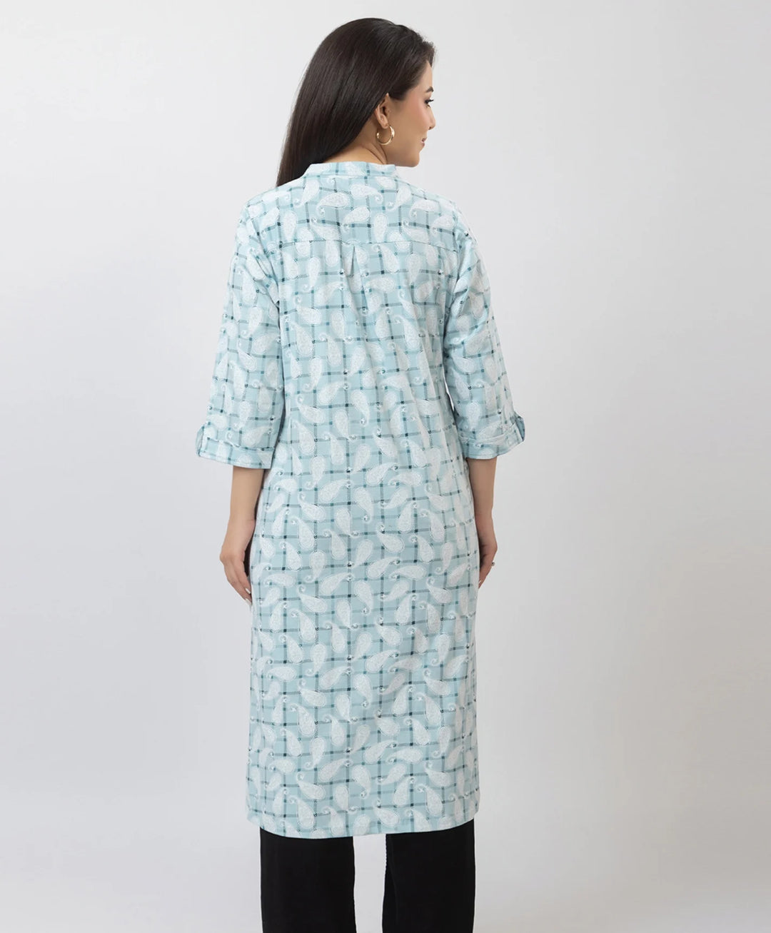 Elegant Printed Straight Fit Long Kurti