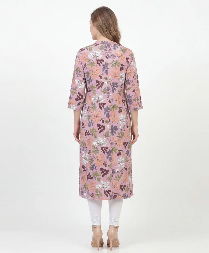 Artistic Print Straight Kurta