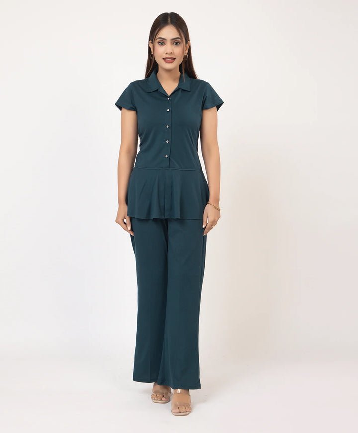 Smart Flared Top Co-ord Set