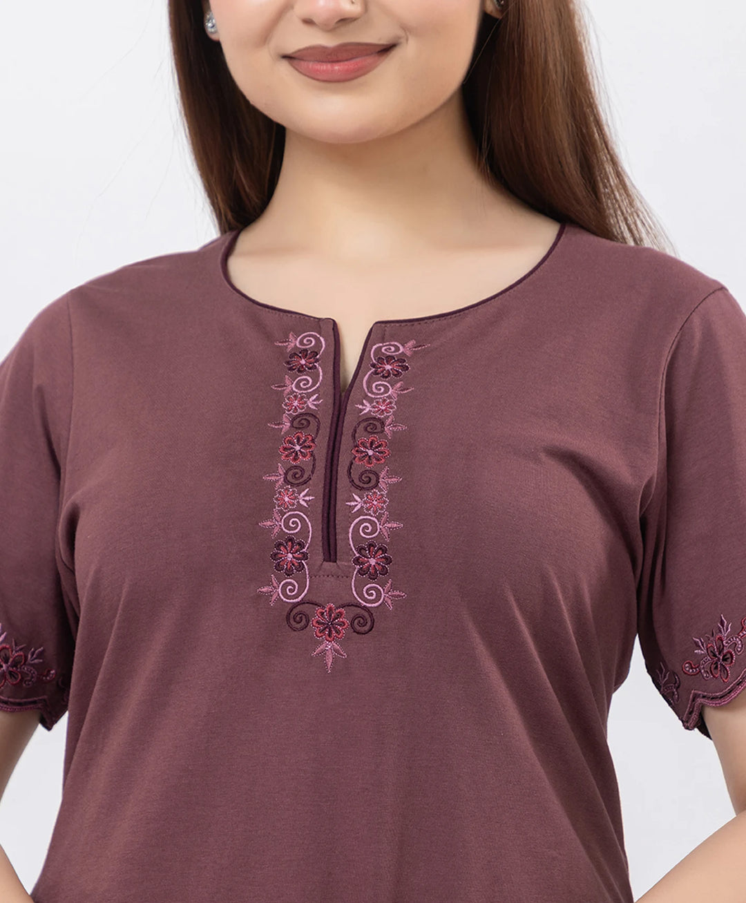 Effortless Embroidered Grace Kurta Lower Set