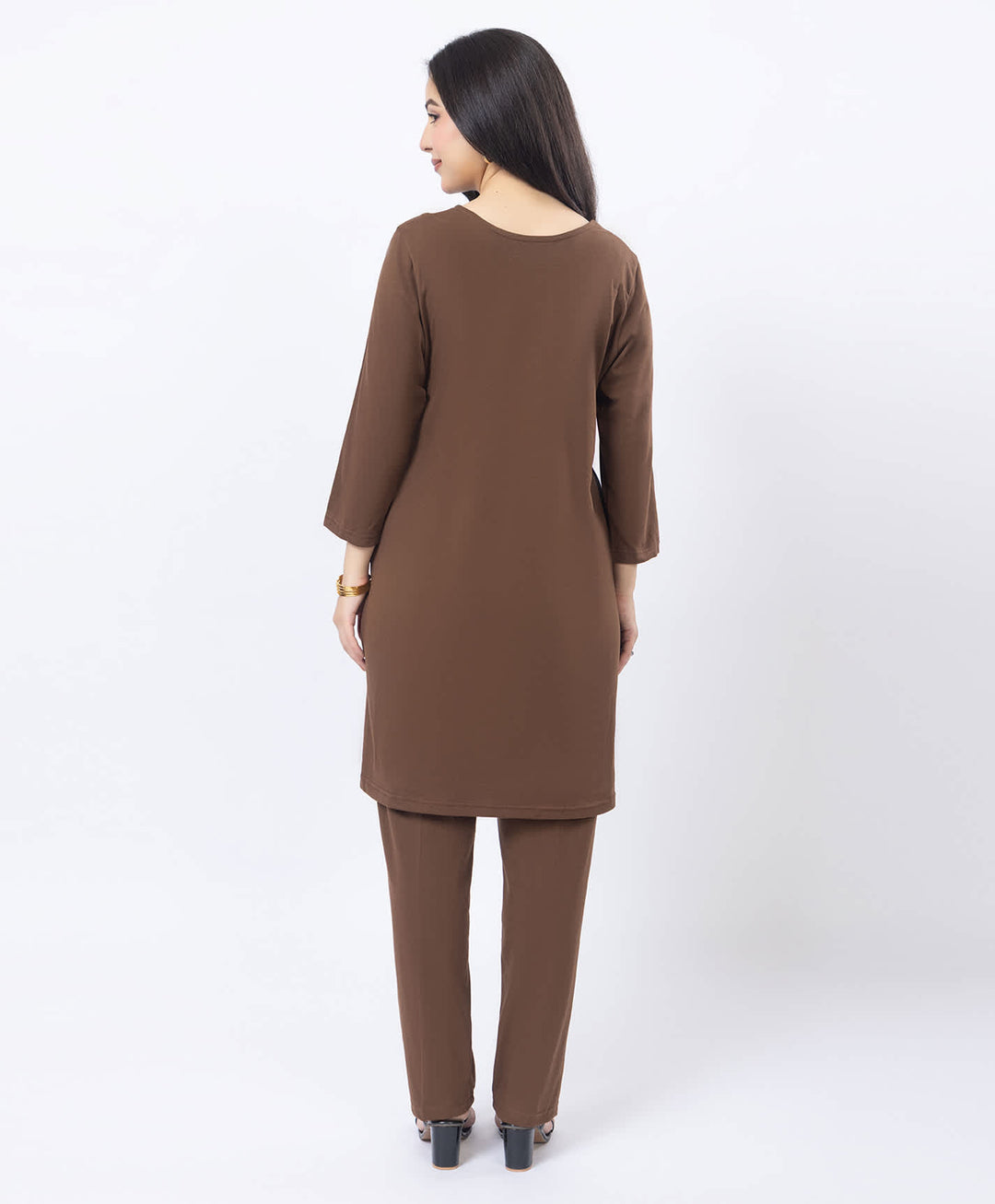 Contemporary Printed Kurta Set with Straight Pants