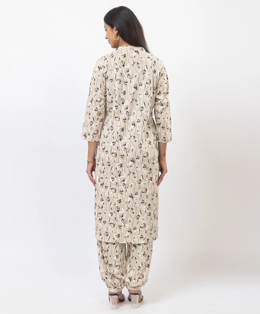 Graceful Ethnic Printed Afghan Suit Set