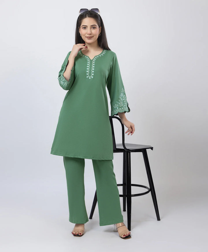 Classic Ethnic Kurta Set with Designer Sleeve Detail