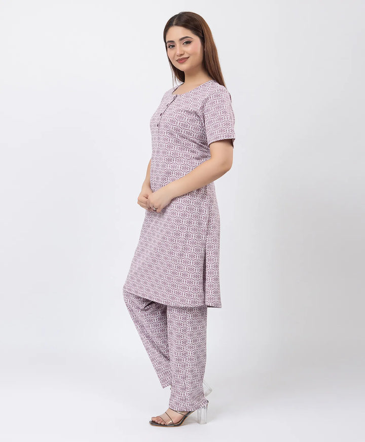 Floral Elegance Kurta Set