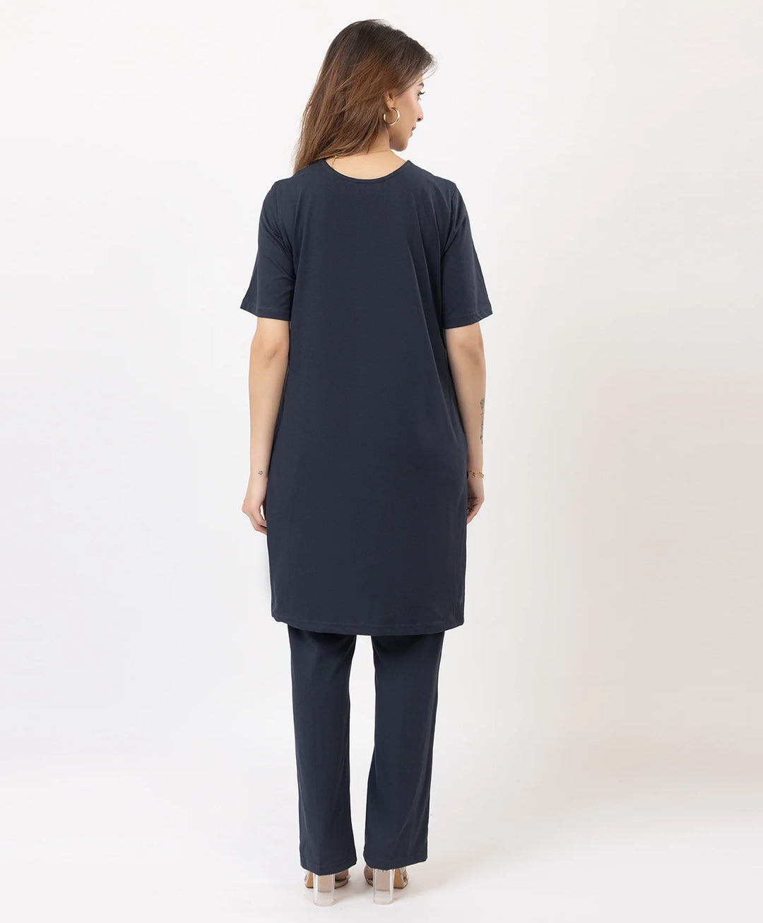 Classic Embroidered Kurta with Pants