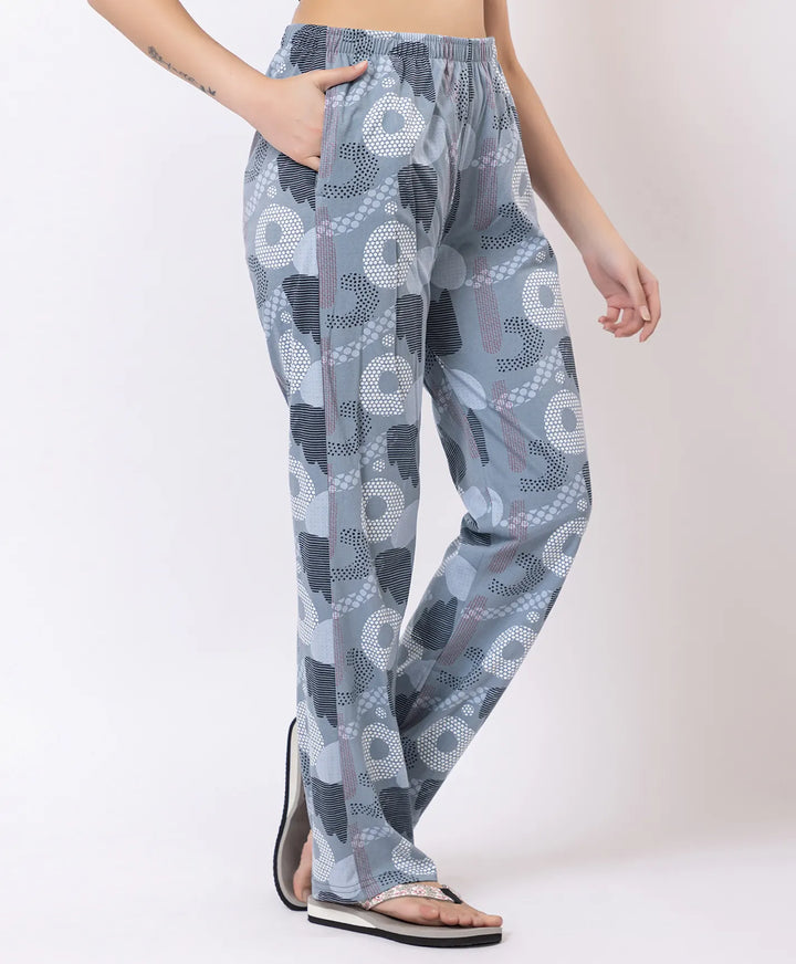 Stylish Rotary Print Comfort Lower